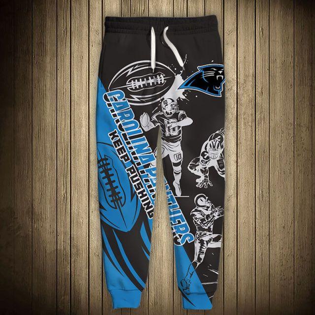 Carolina Panthers Casual 3D Sweatpants