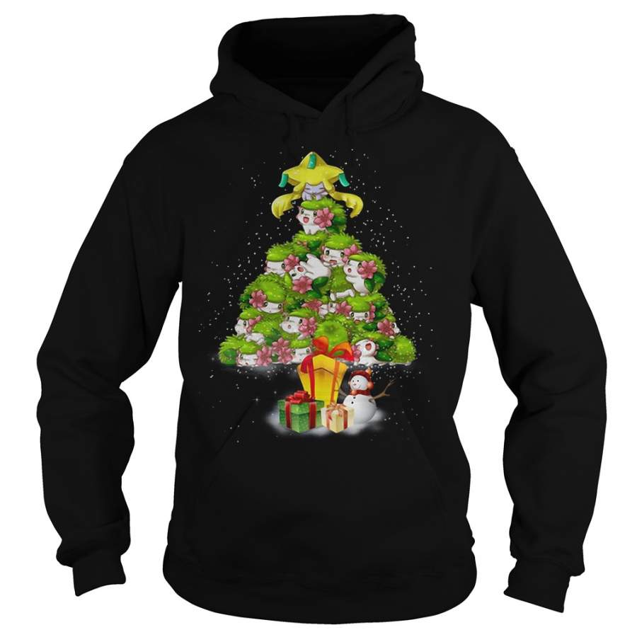 Pokemon Jirachi and Shaymin Christmas tree – Hoodie