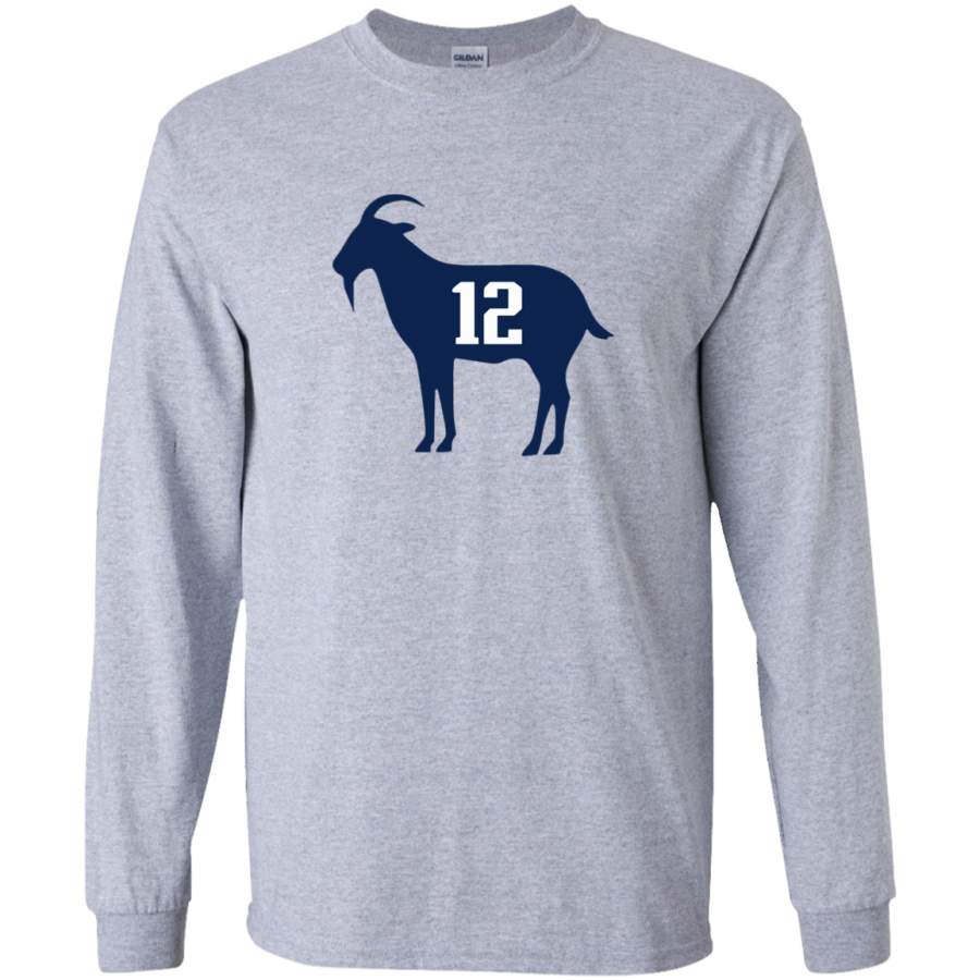 Goat TB12 Tom Brady Long Sleeve T-Shirt