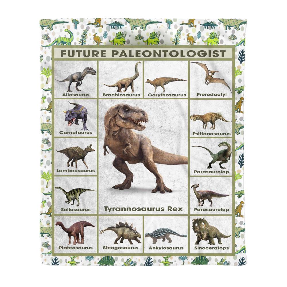 Animal Kids Dinosaur Special Gift Fleece Blanket Family Gift Home Decor Bedding Couch Sofa Soft And Comfy Cozy