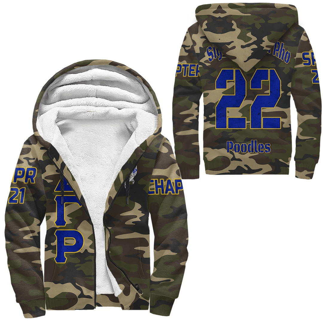 (Custom) Africa Zone Hoodie – Sigma Gamma Rho Camouflage Sherpa Hoodies A31