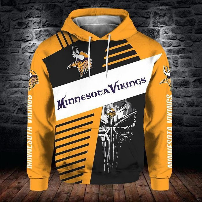 Minnesota Vikings 46 Unisex 3D Hoodie Gift For Fans