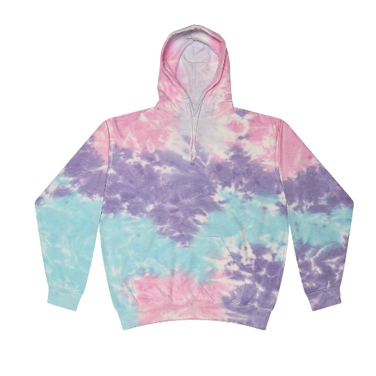 Tie-Dye Cotton Candy Unisex Adult And Kids Hoodie