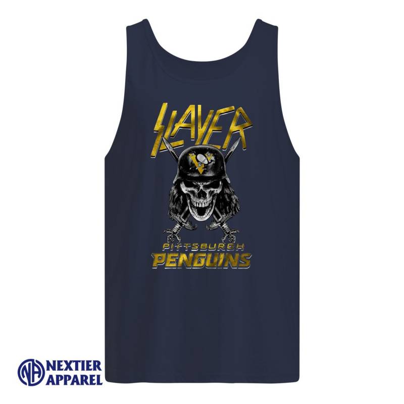 Slayer Skull Pittsburgh Penguins Shirt Men’s Tank Top