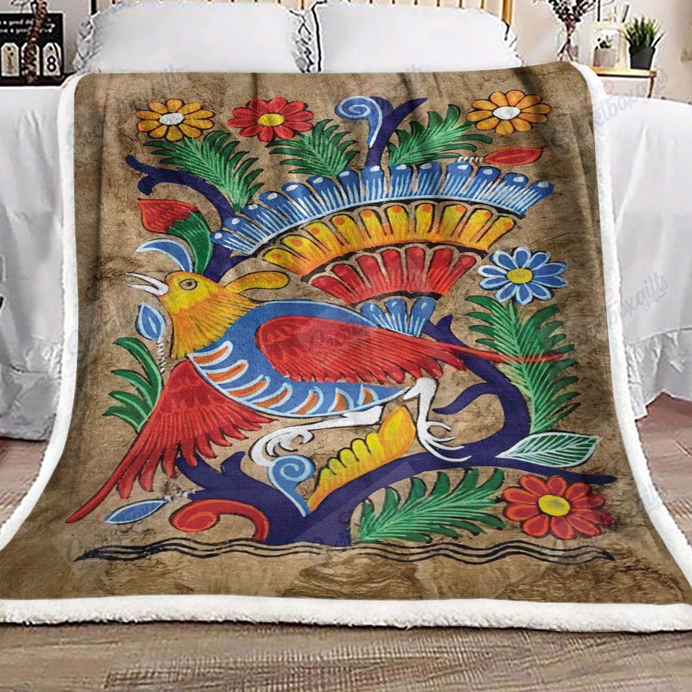 Rooster And Flower Xa1802072Cl Fleece Blanket