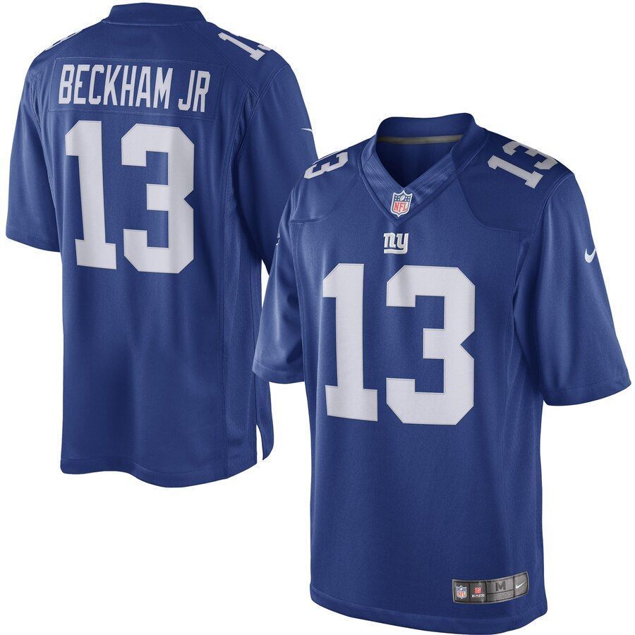 Odell Beckham Jr New York Giants Limited Jersey Royal Blue 2019