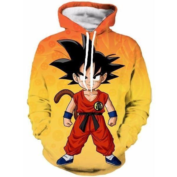 3D Printed Anime Hoodie- Dragon Ball Z