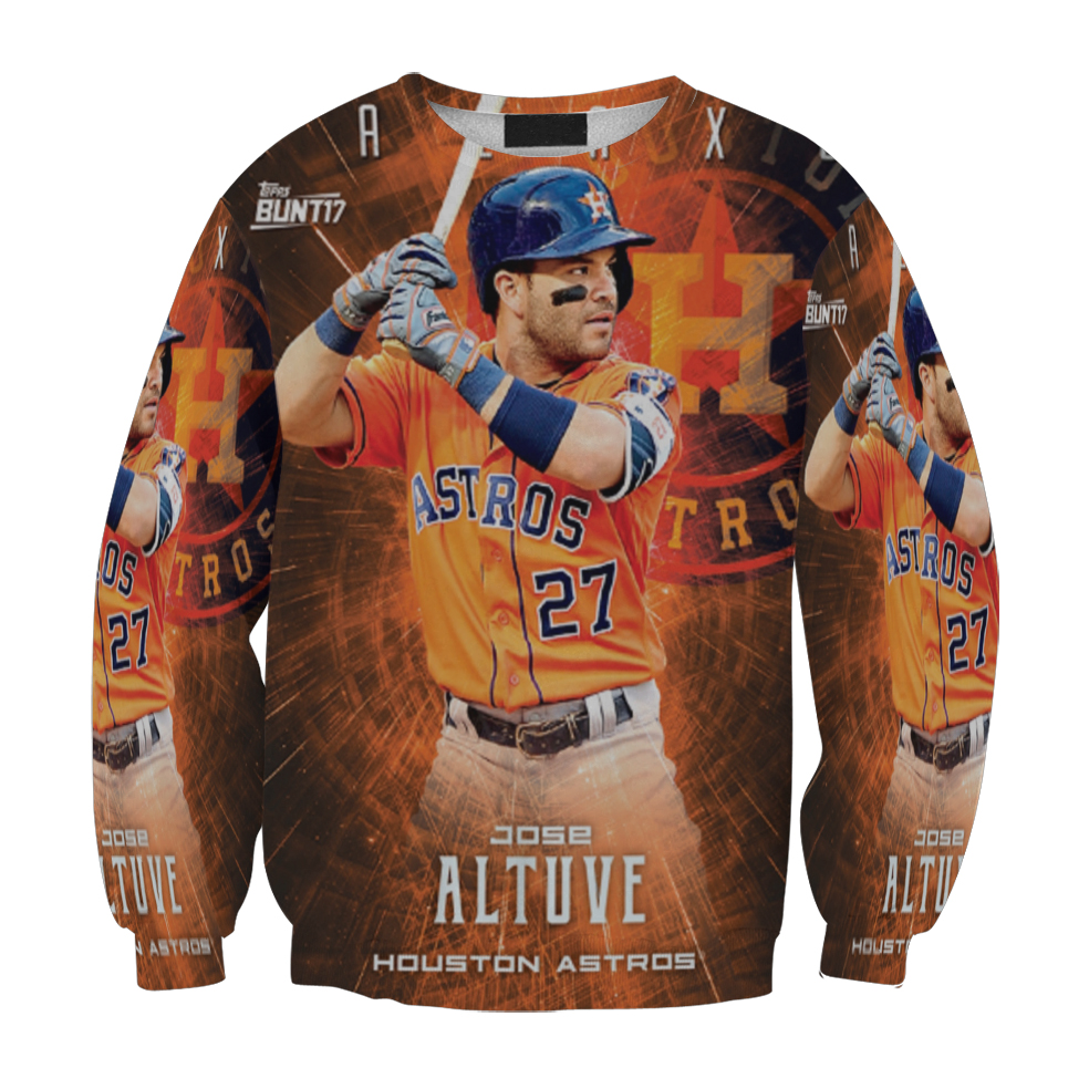 Houston Astros Jose Altuve 27 V2 Gift For Fan 3D Full Printing Sweatshirt