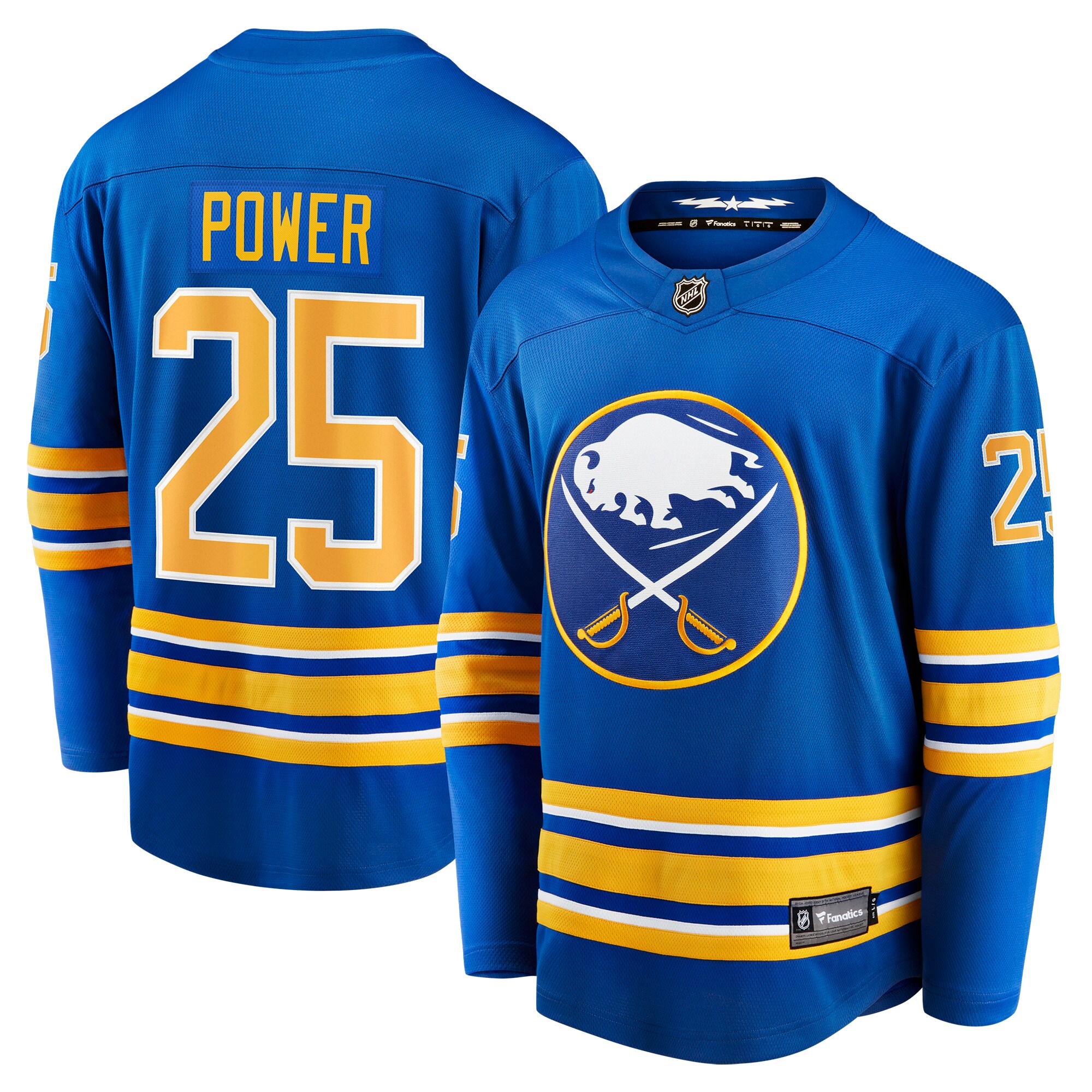 Owen Power Buffalo Sabres Branded Home Breakaway Player Jersey – Royal