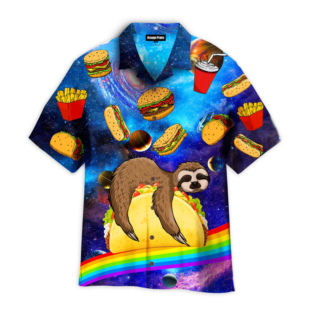 Taco Sloth Amazing In Galaxy Aloha Hawaii Shirts For Men Women Ha45984