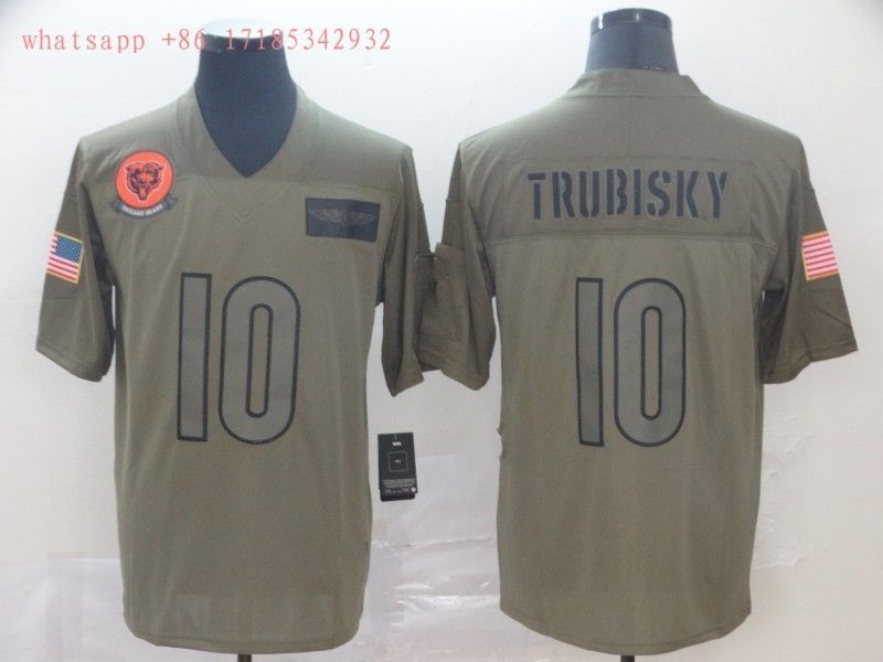 Chicago Bears Mitchell Trubisky #10 NFL 2020 Camo Jersey Jersey