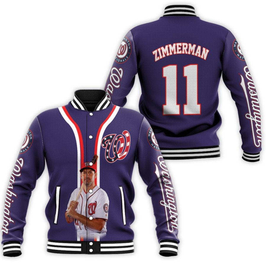 Washington Nationals Ryan Zimmerman 11 Baseball Jacket