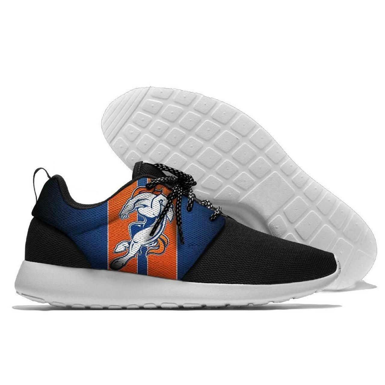 Mens And Womens Denver Broncos Lightweight Sneakers, Broncos Running Shoes