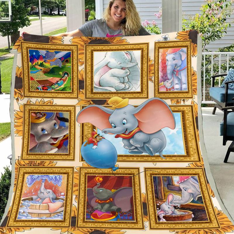 Little Dumbo Flying Elephant Blanket DB123