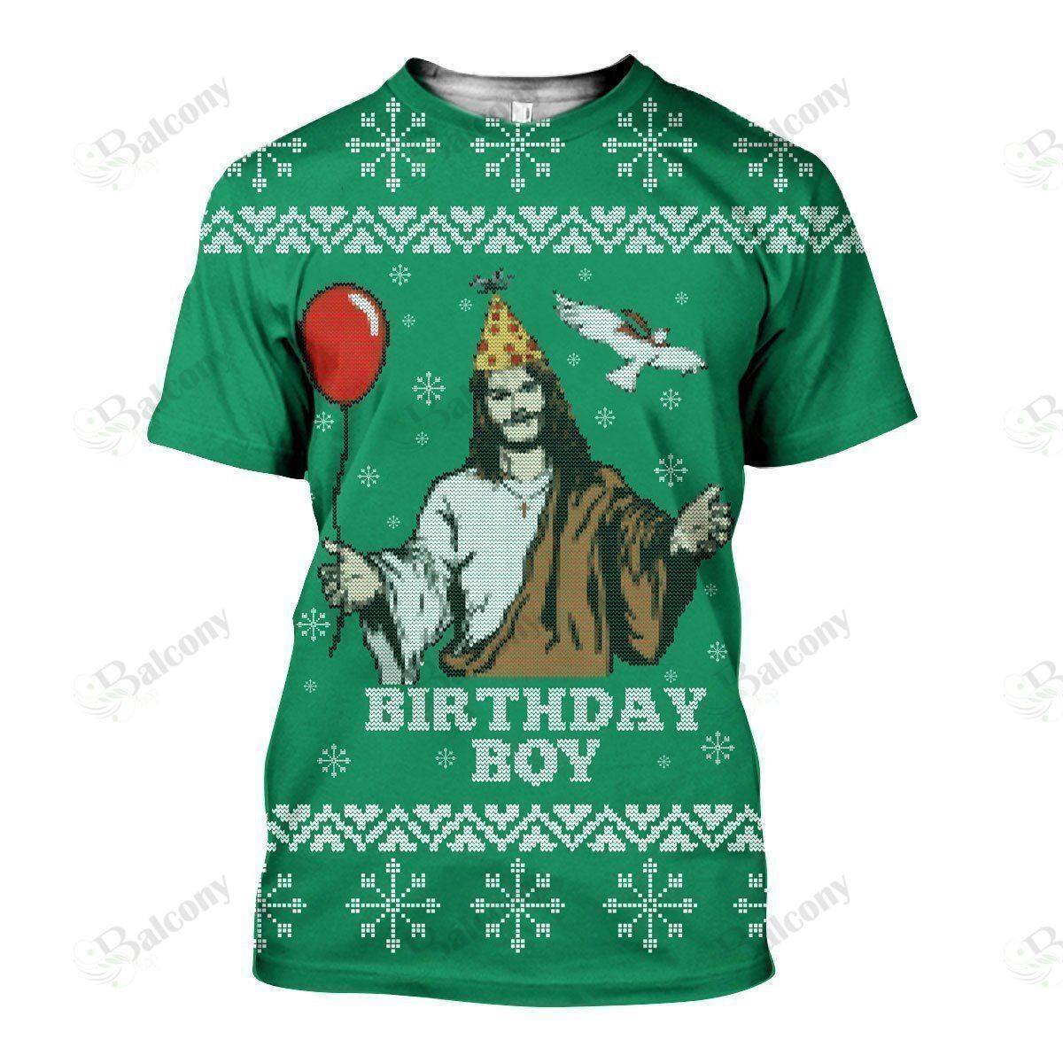 Ugly Sweater Happy Birthday Jesus Shirts And Shorts