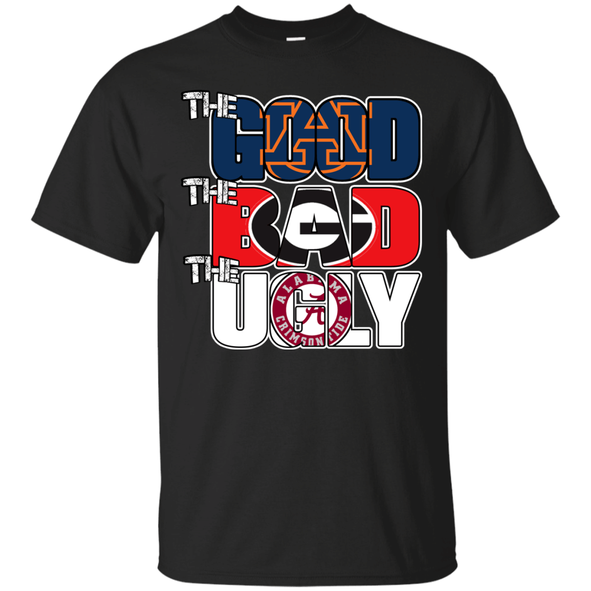 Cover your body with amazing Auburn Tigers – The Good The Bad The Ugly T-shirts