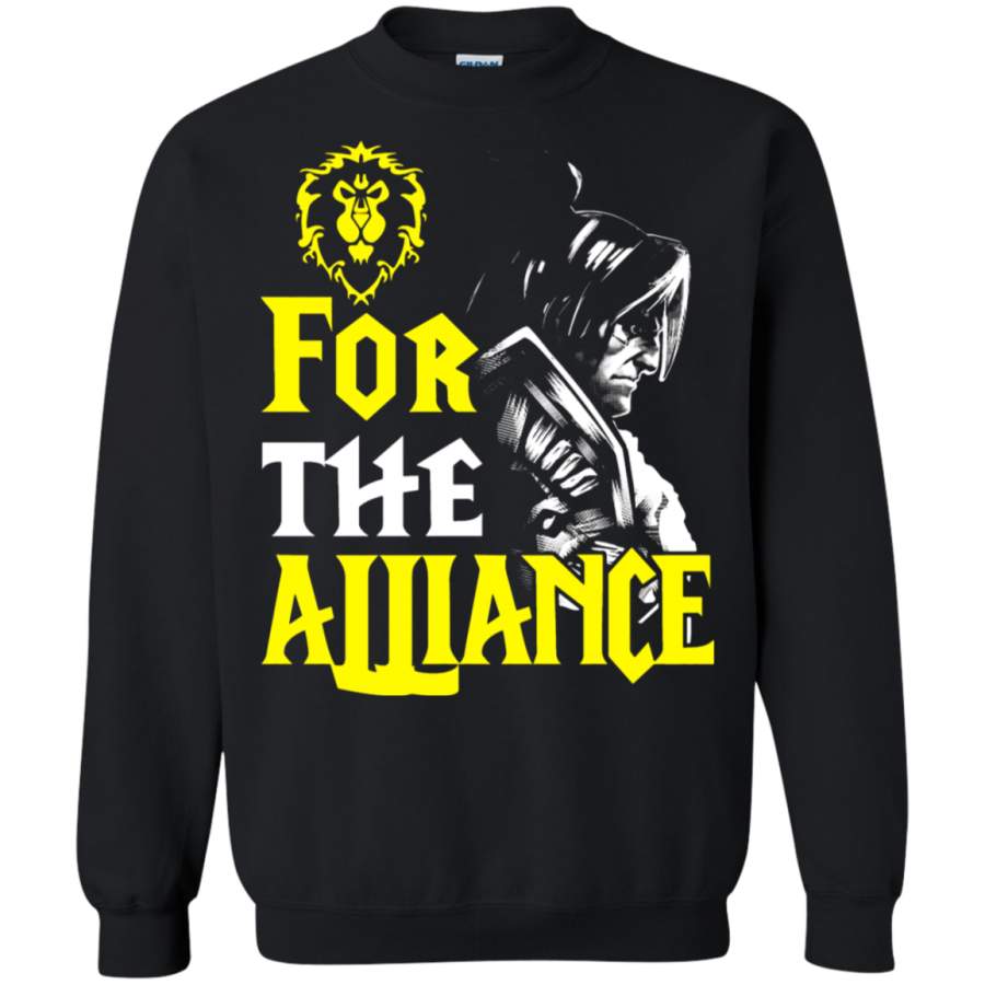 AGR World Of Warcraft For The Alliance Varian Wrynn Sweatshirt