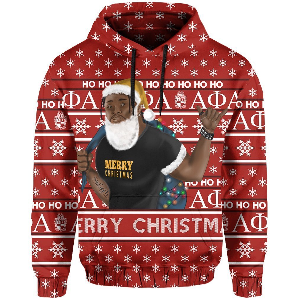 Fraternity Hoodie – Christmas Alpha Phi Alpha Hoodie Best Red