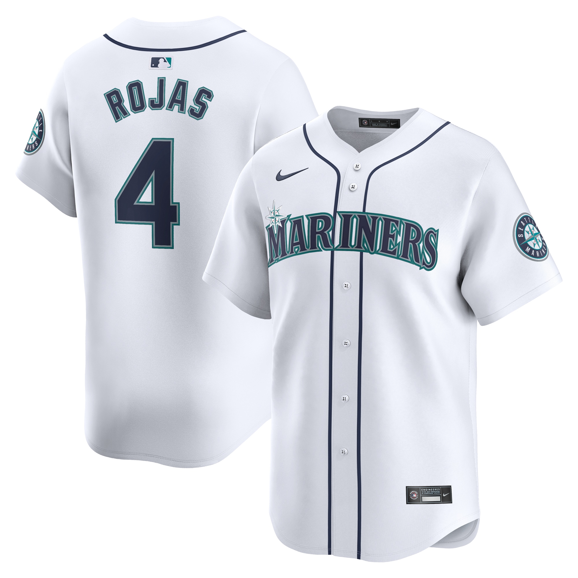 Josh Rojas Seattle Mariners Home Limited Player Jersey – White