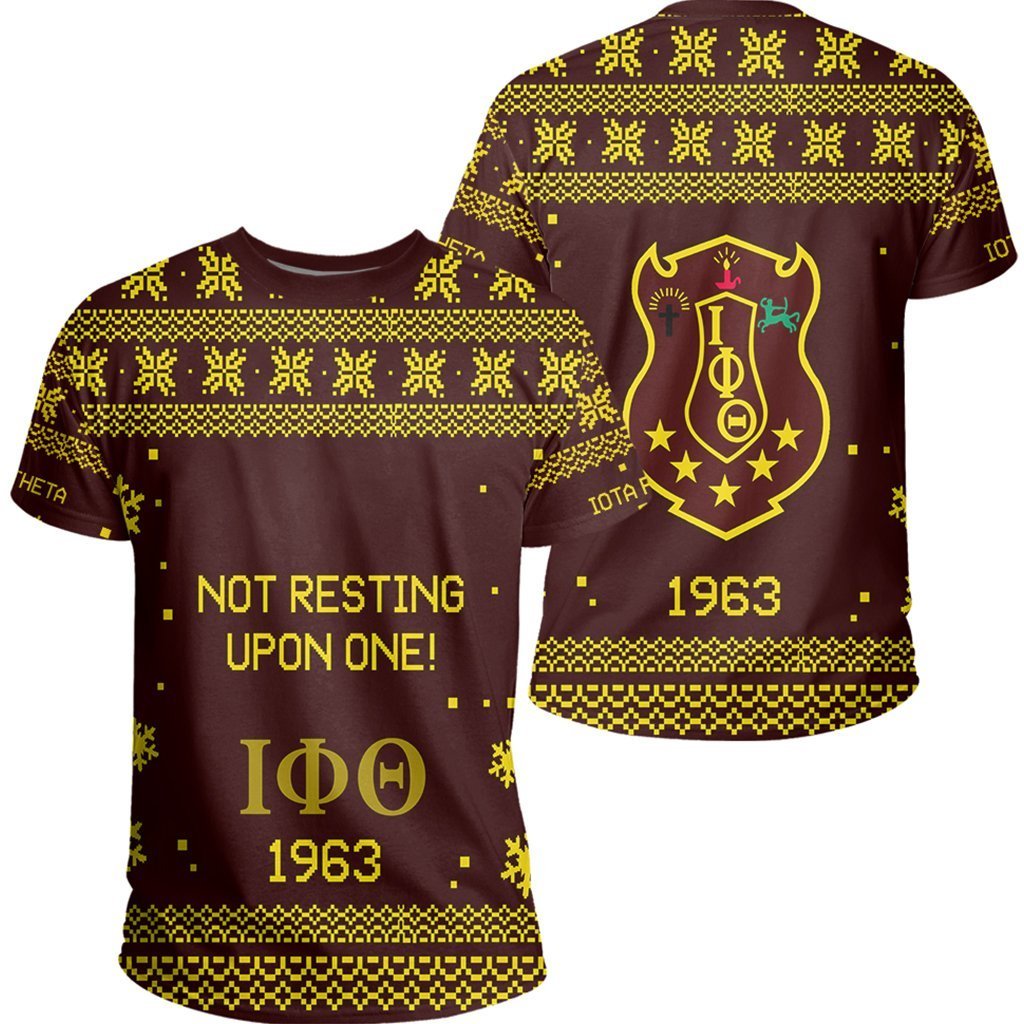 Greek Life T-Shirt – Iota Phi Theta Xmas Motto Pareeshy T-Shirt