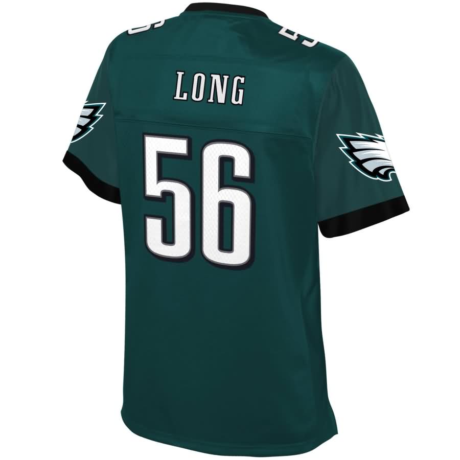 Chris Long Philadelphia Eagles NFL Pro Line Womens Team Color Player Jersey – Midnight Green