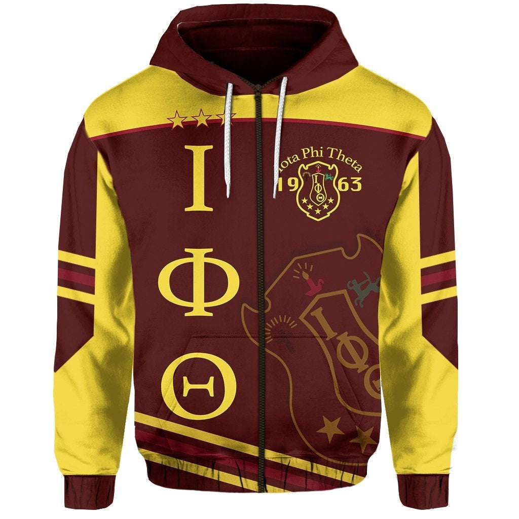 Fraternity Hoodie – Iota Phi Theta Zip Hoodie Newest