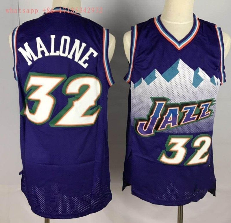 Utah Jazz Karl Malone #32 2020 NBA New Arrival Dark Indigo Jersey