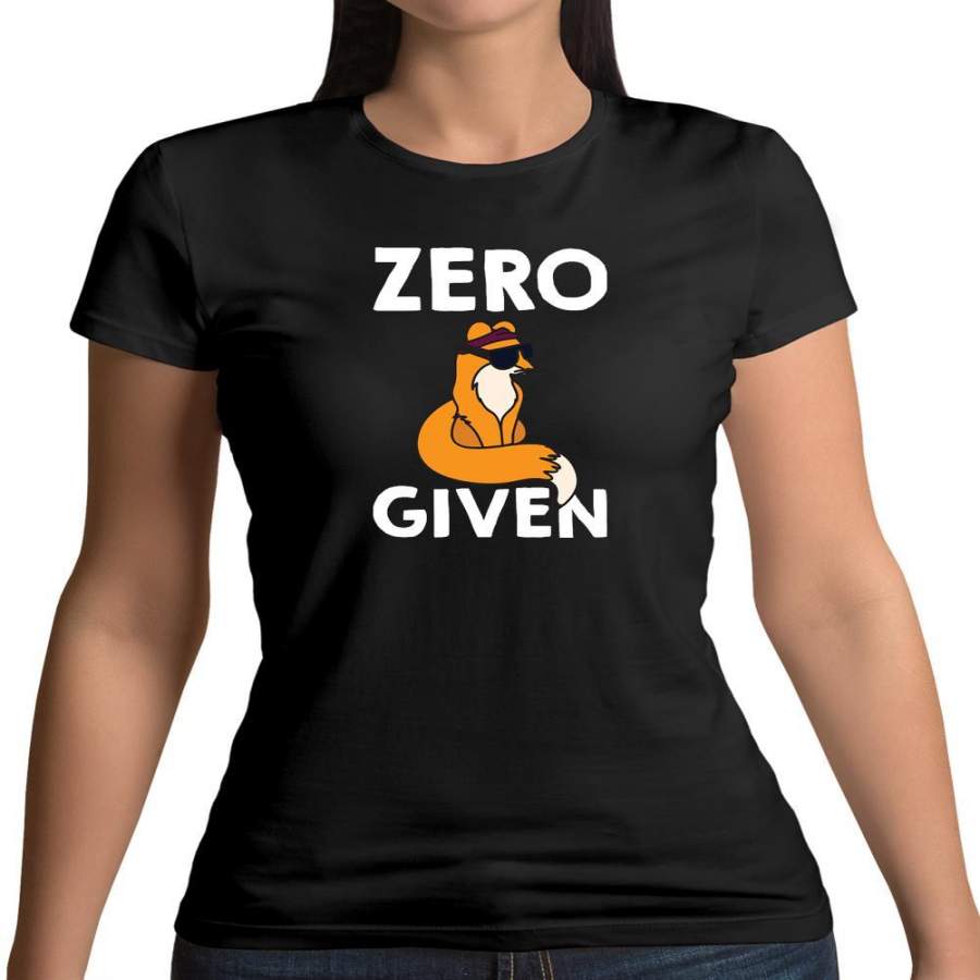 Zero Fox Given Womens T-Shirt