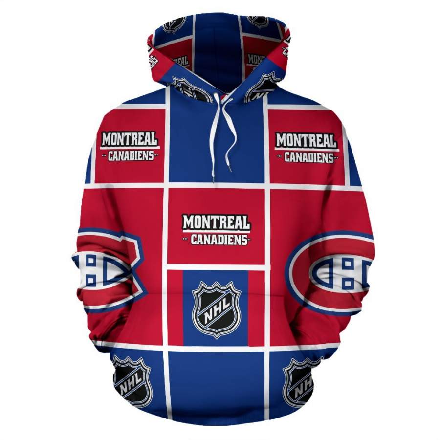 Montreal Canadiens Hoodies All Over Print