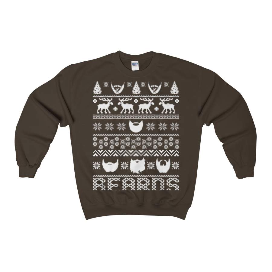 beards ugly christmas sweatshirt xmas