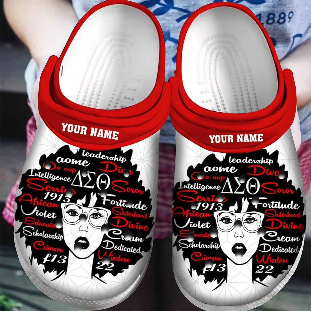 Personalized Delta Sigma Theta Girl clogs Classic Clogs Shoes Pancr0742