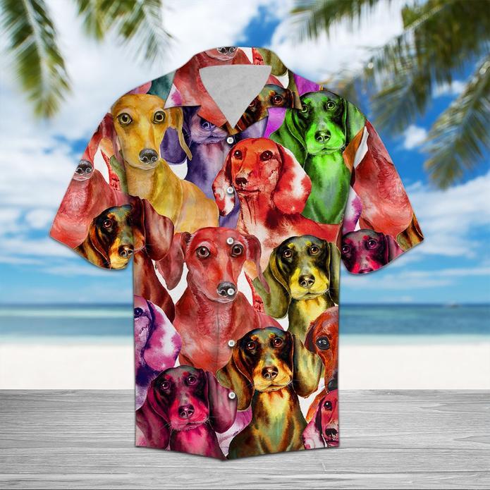 Dachshund Color Aloha Hawaii Shirts For Men Women Ha66850