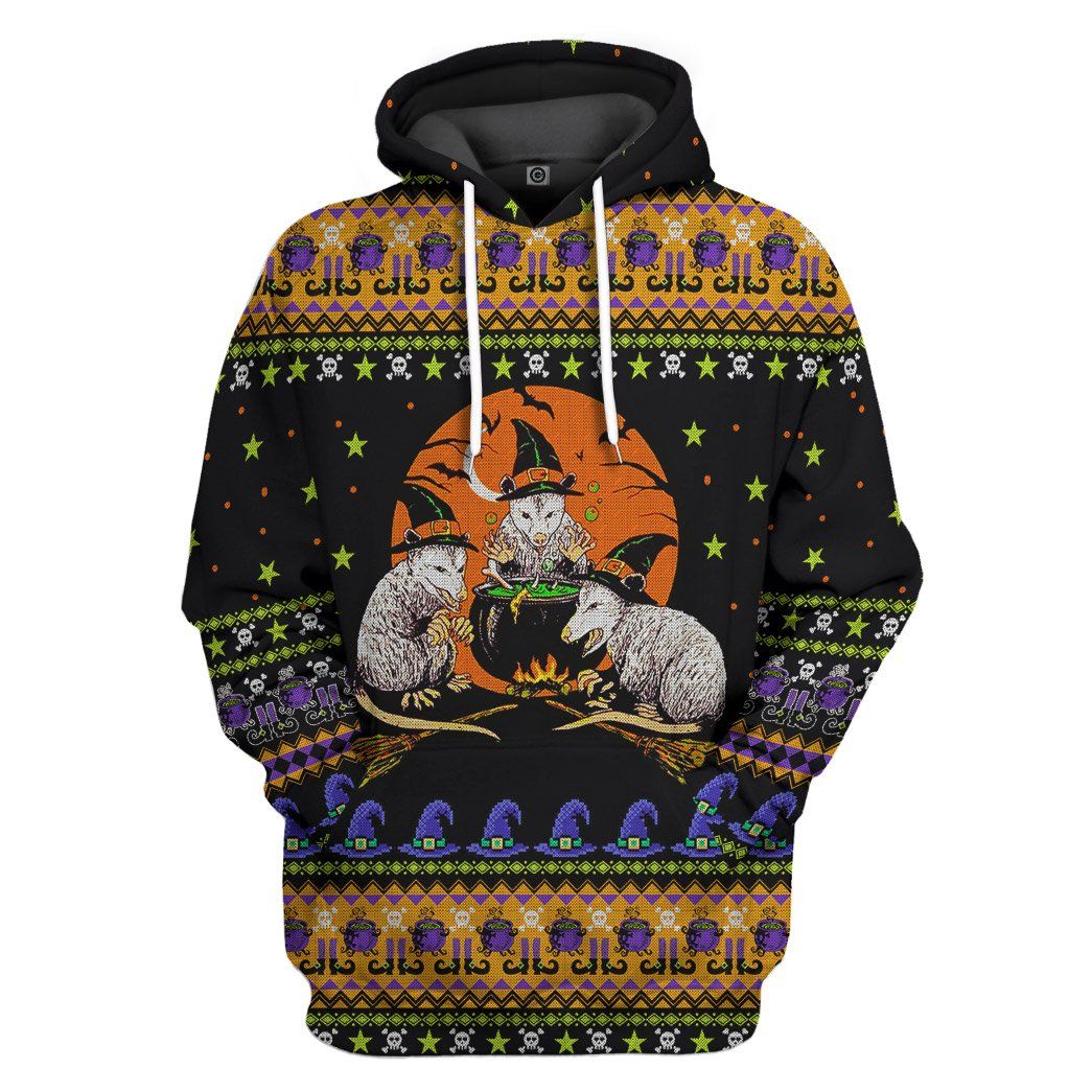 Casespring 3D Trash Witches Ugly Sweater Tshirt Hoodie Apparel