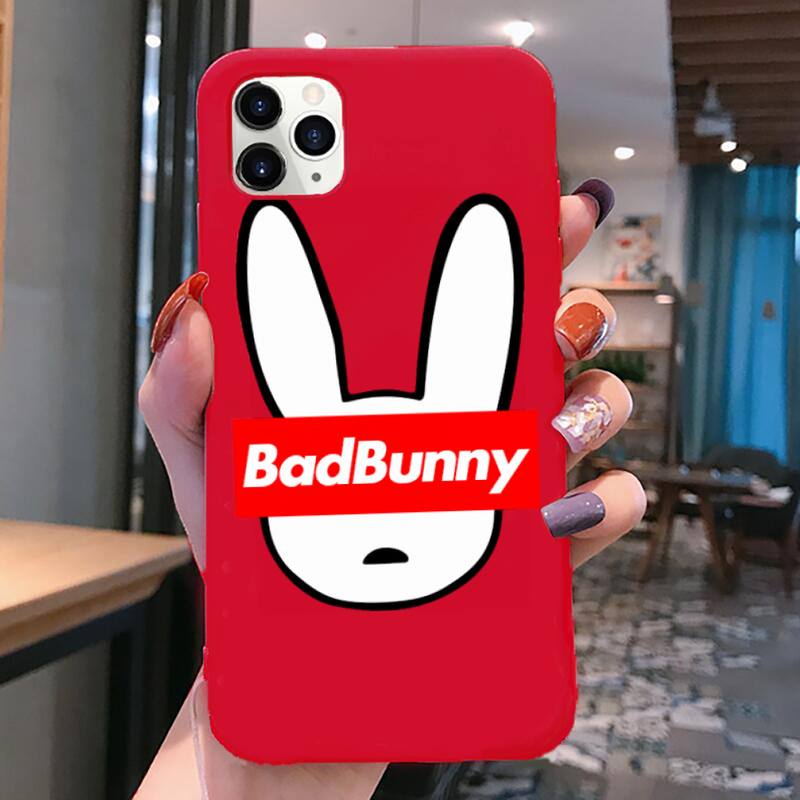 Bad Bunny X100pre Phone Case For iphone 13 12 11 Pro Max Mini XS 8 7 6 6S Plus X SE 2020 XR Red Cover alx