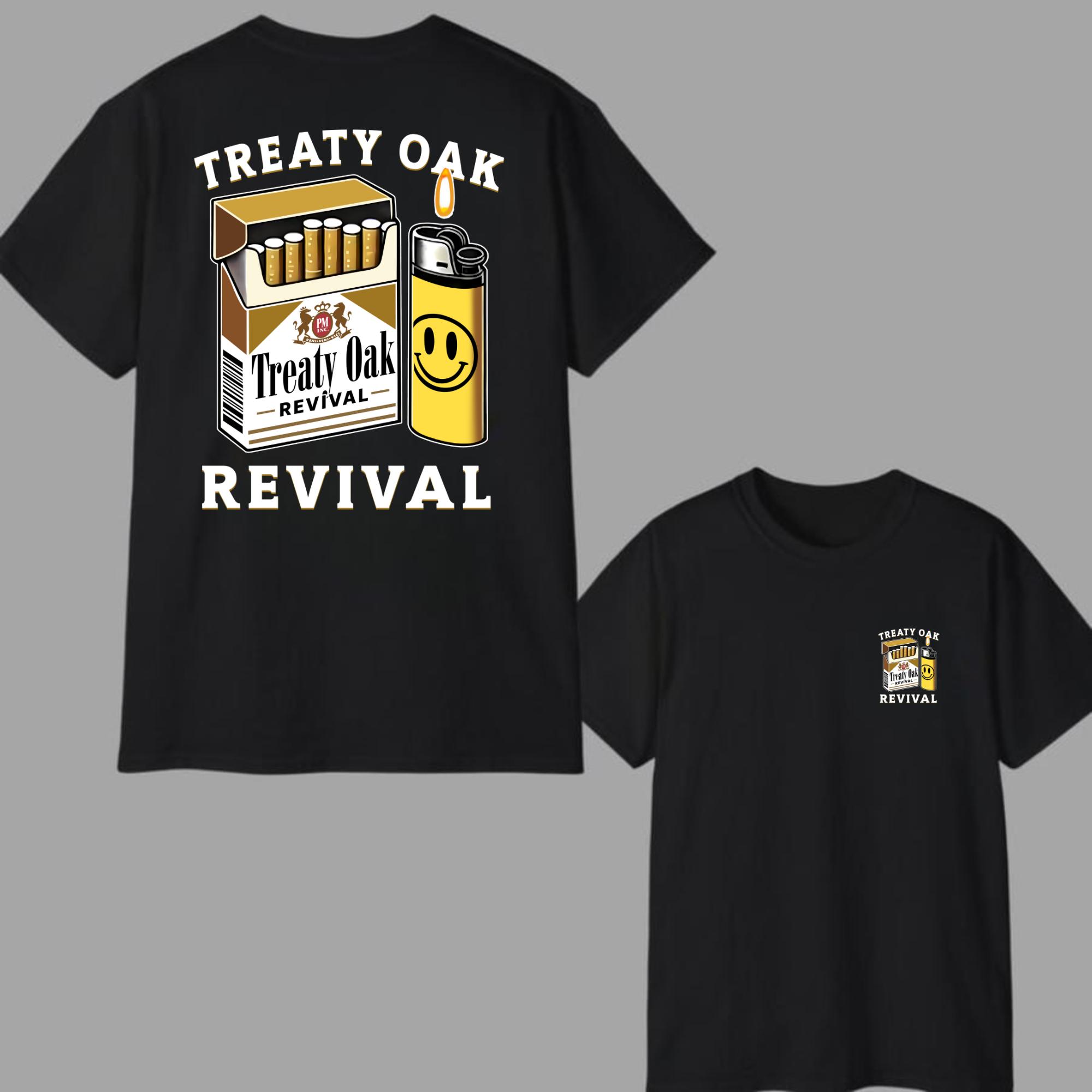 Treaty Oak Revival T-Shirt – Unique vintage design for country music fans, perfect for festivals, events, offering superior comfort and quality, Streetwear
