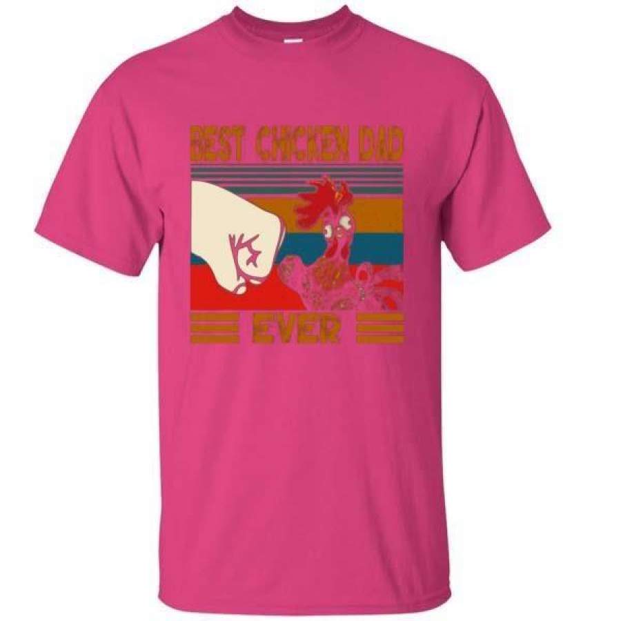 Best Chicken Dad Ever Vintage costume gift T-Shirt