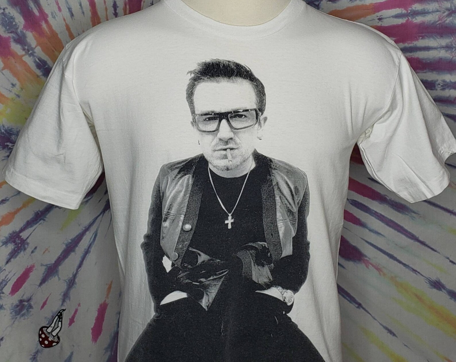 Vintage U2 Bono Edge Pop Mart Concert Tour T Shirt 1997