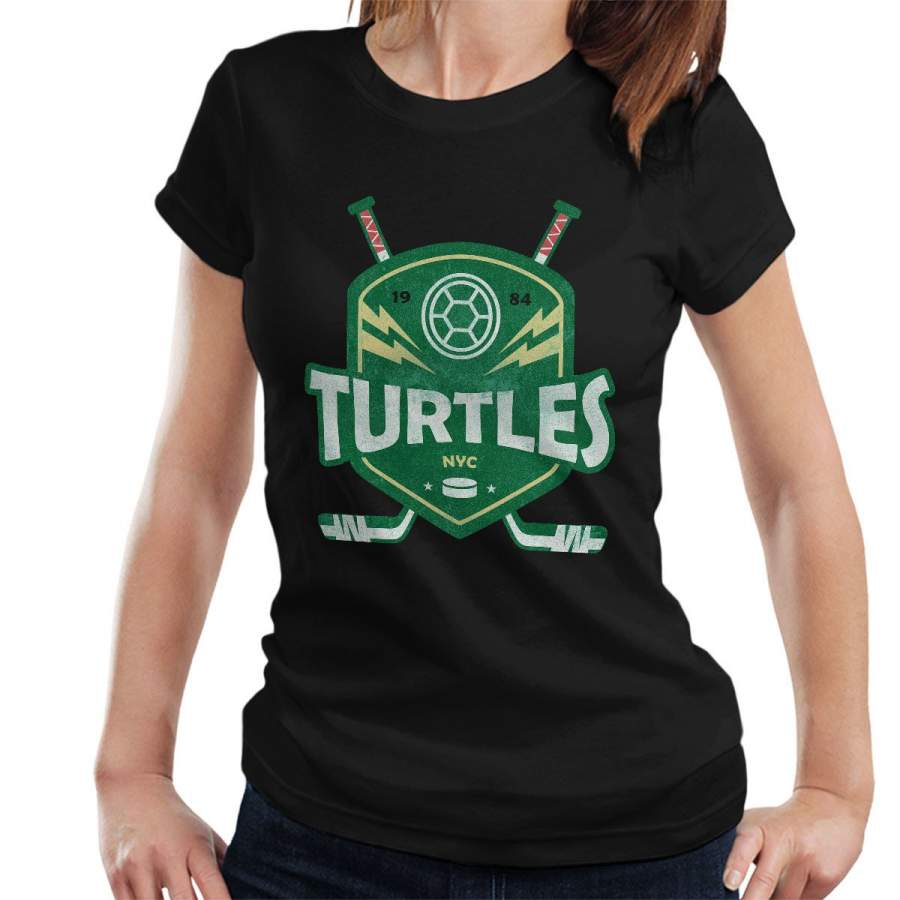 Turtles Hockey Emblem Women’s T-Shirt