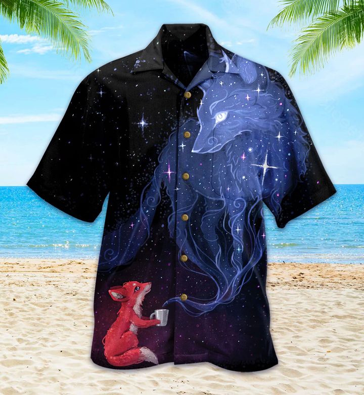 Fox Magic Black Hawaii Shirt Lover Hawaii For Men Women Ha26796