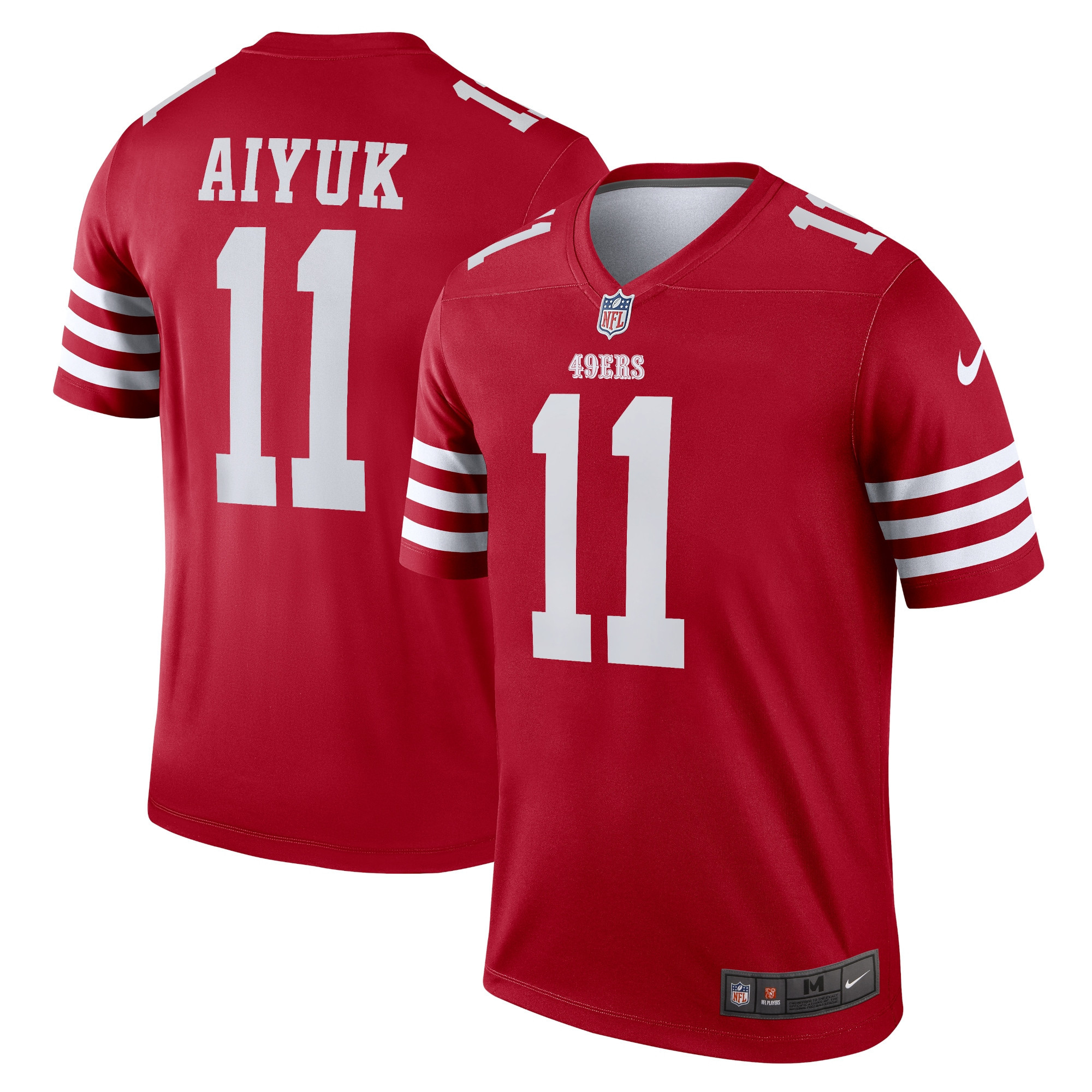 Brandon Aiyuk San Francisco 49ers Legend Jersey – Scarlet NFL