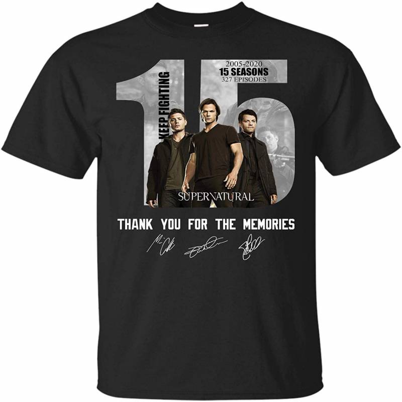 15 Years Of Supernatural 2005 2020 15 Tshirt Shirt Sweatshirt Hoodie