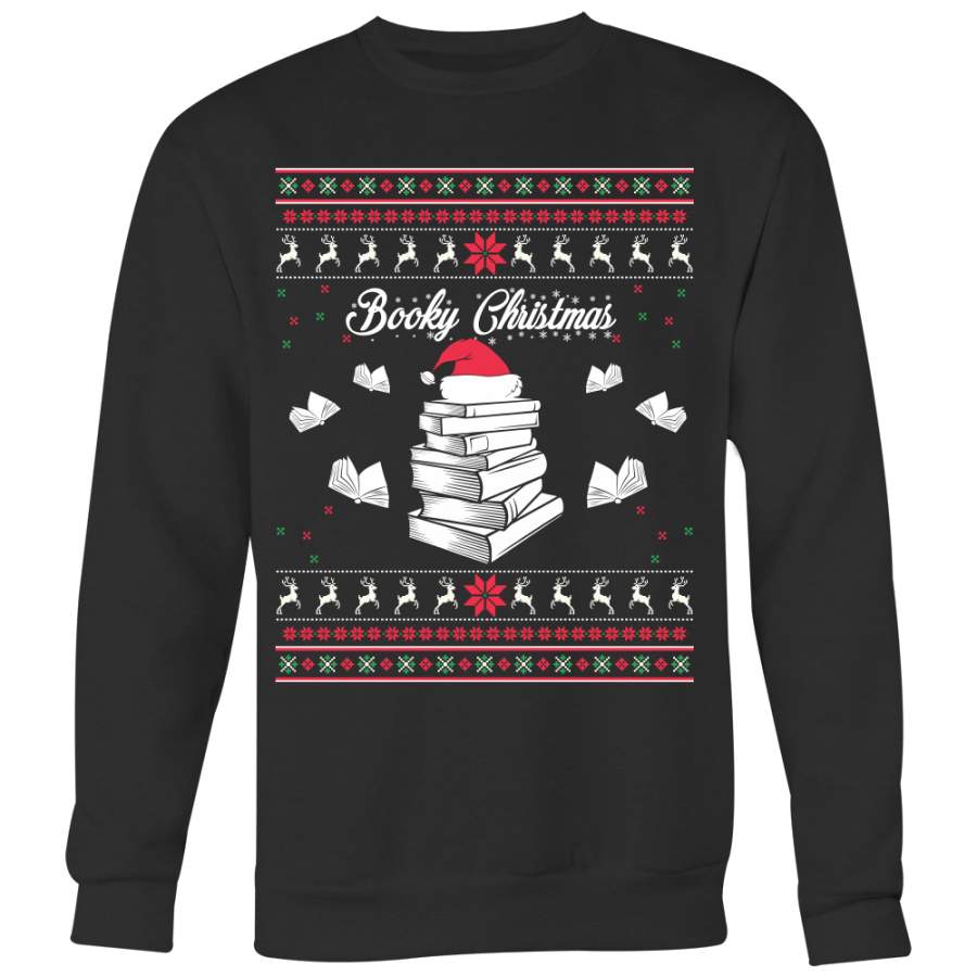 Booky Christmas Ugly Christmas Sweater