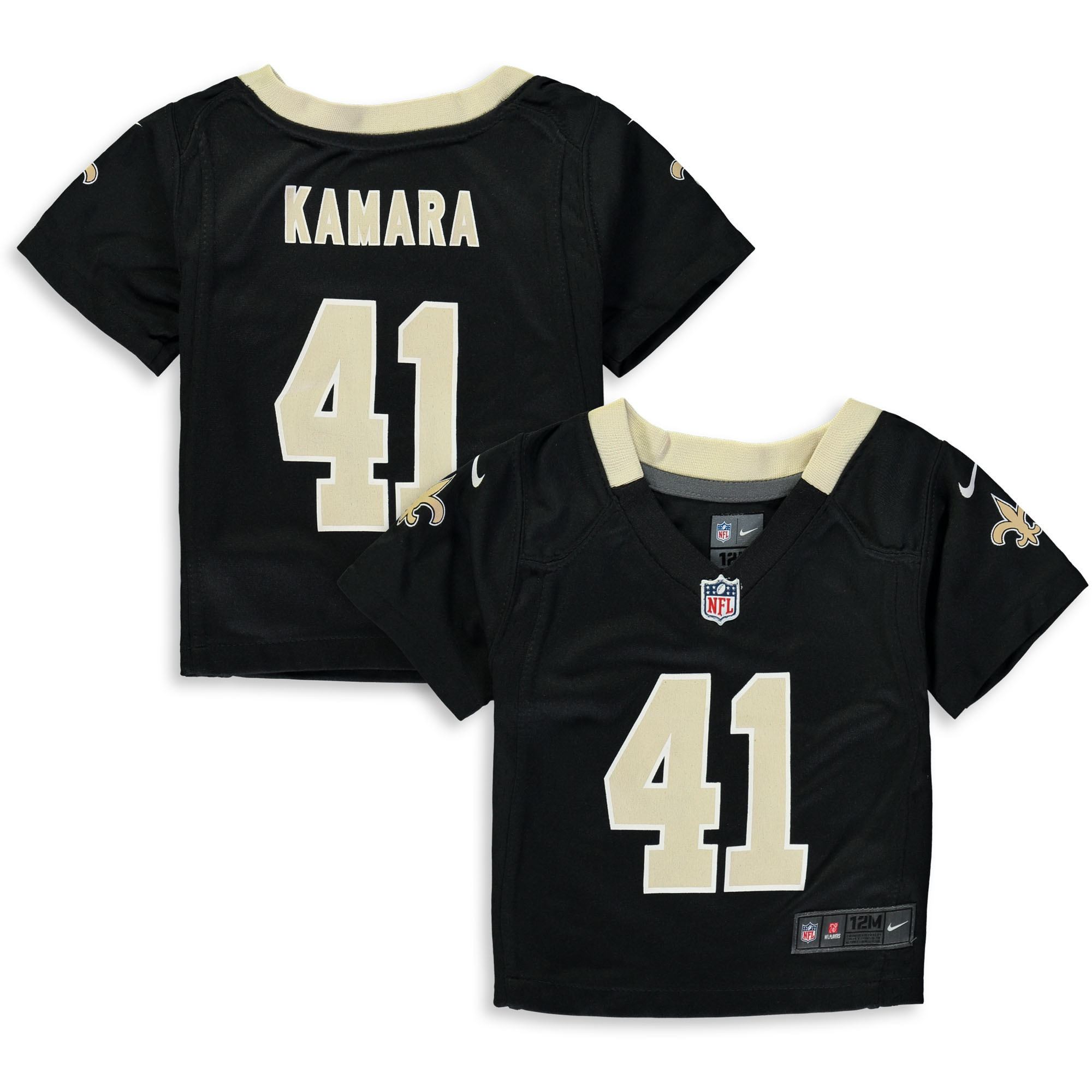 Alvin Kamara New Orleans Saints Infant Player Game Jersey – Black NFL