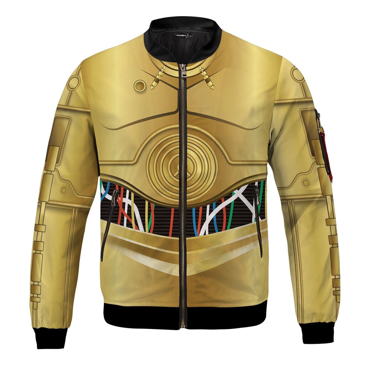 3D C 3PO All Over Print Bomber Jacket