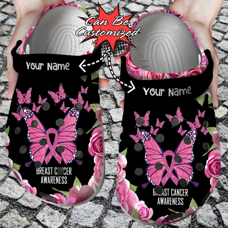 Butterfly Breast Cancer Awareness Personalized Breast Cancer Awareness