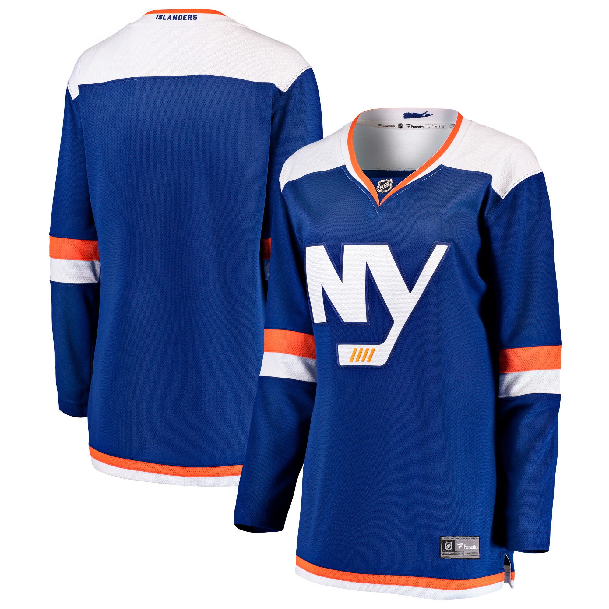 New York Islanders Branded Women's Alternate Breakaway Blank Jersey – Blue