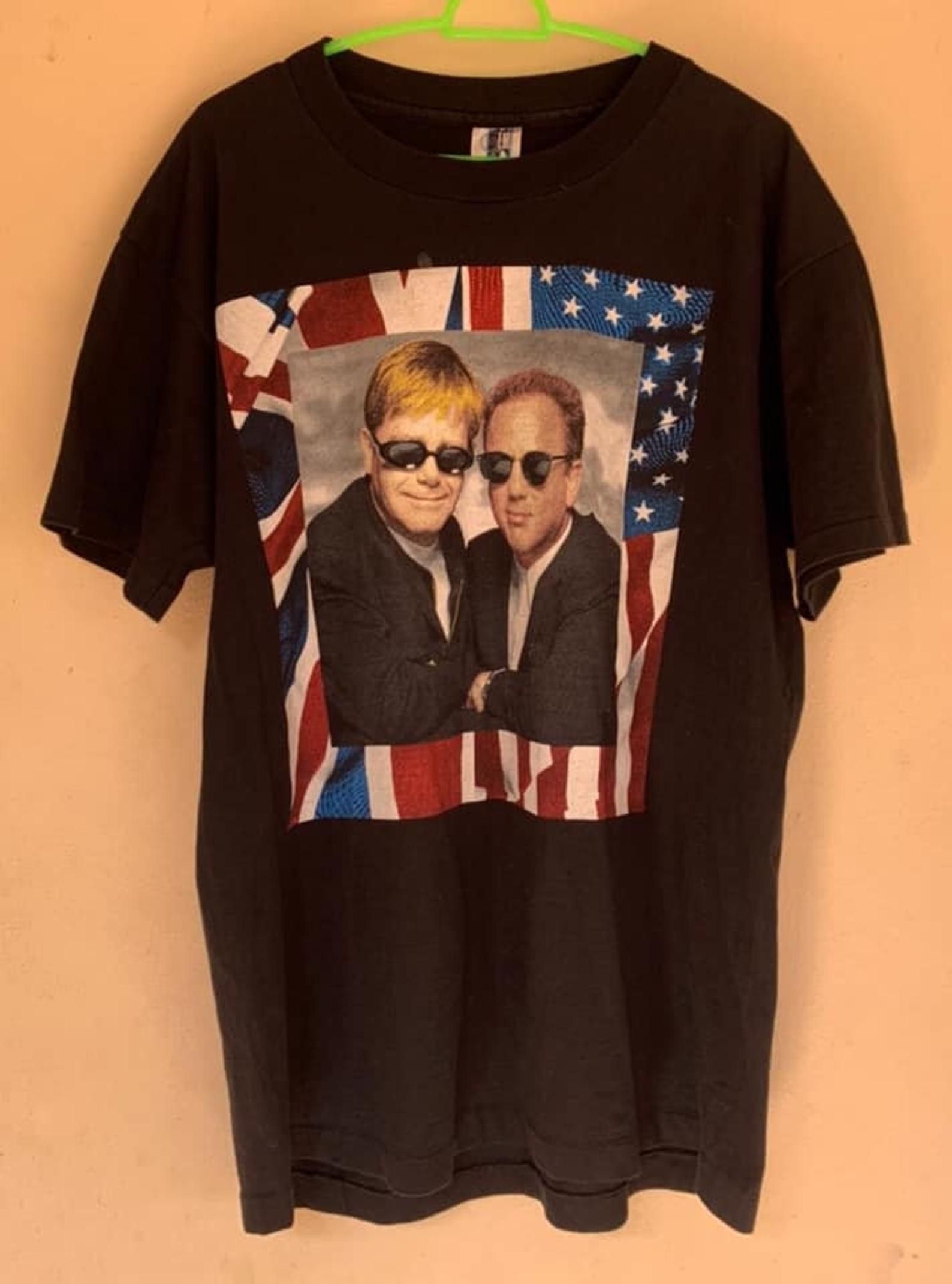 Vintage Billy Joel Elton John T-Shirt
