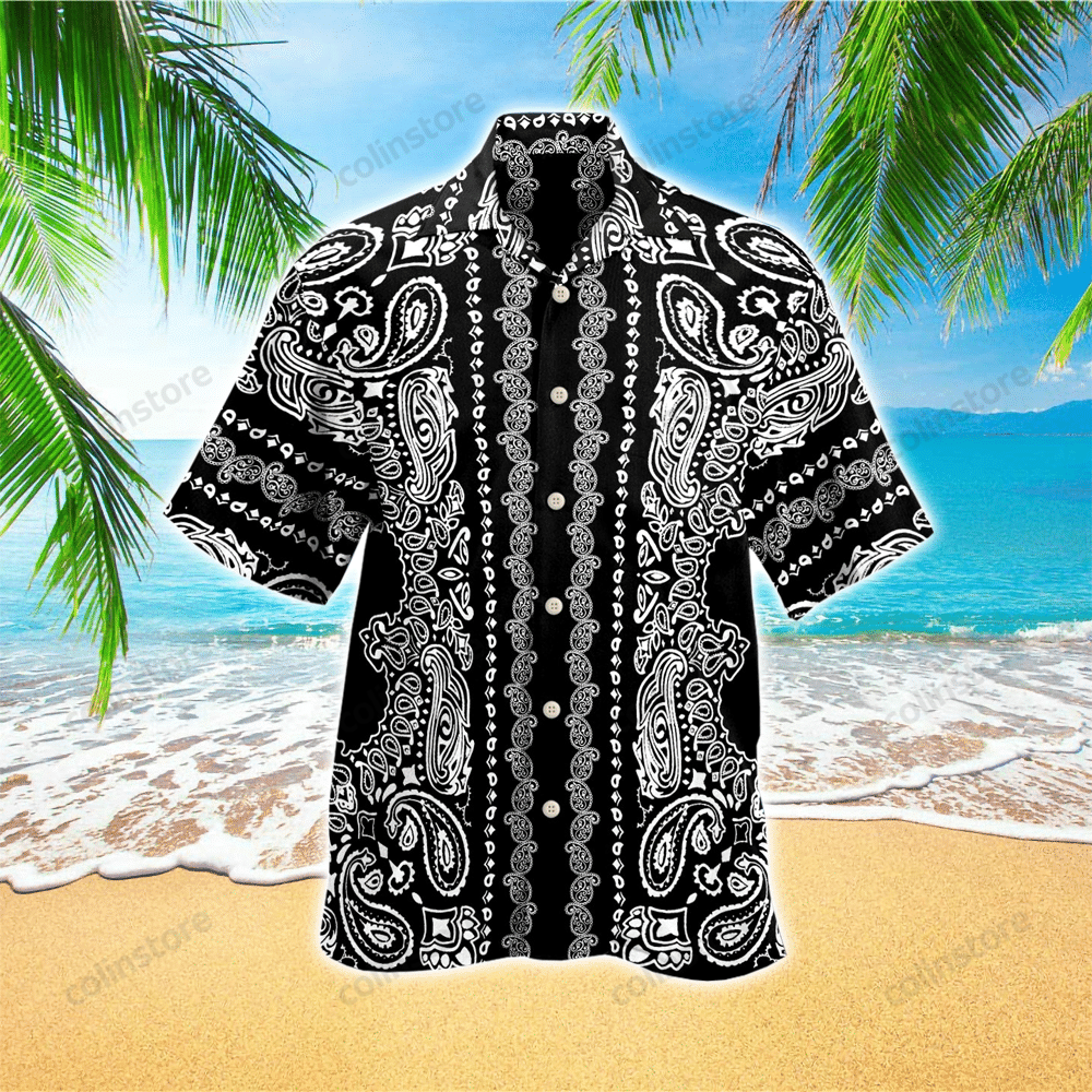 French Bulldog Paisley Pattern All Over Printed Hawaii Shirt Aloha Ha41549