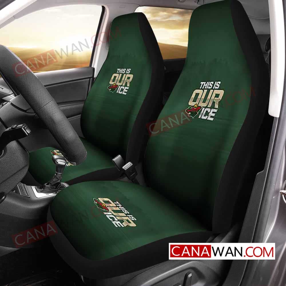 Minnesota Wild Style248 3D Customized Personalized Car Seat Cover