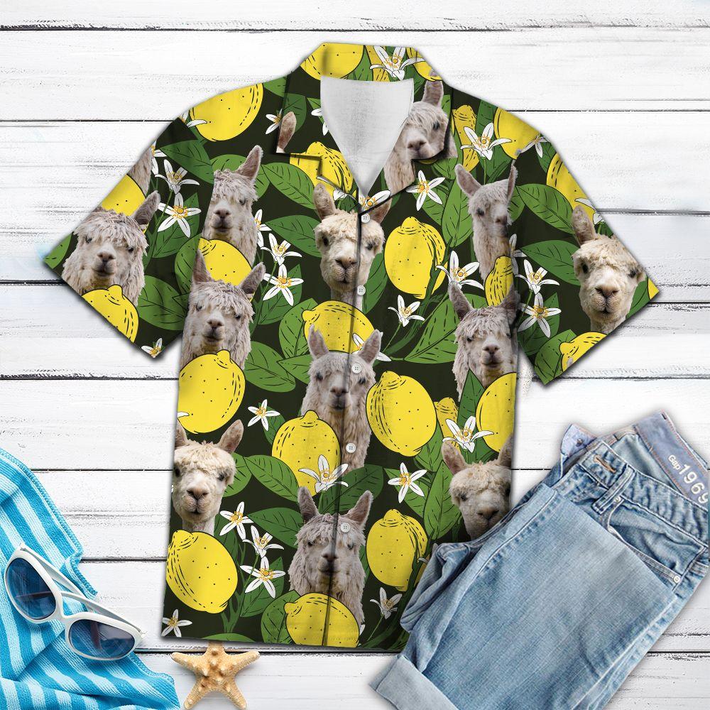 Alpacas Lemons Tropical Hawaii Shirt For Hawaii Aloha Ha100543